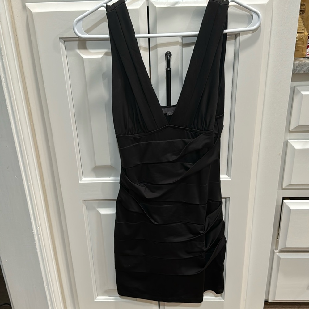 Forever 21 black mini bodycon dress